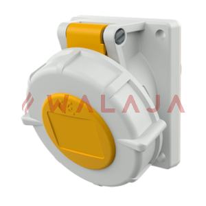 Mennekes CEE panel mounted receptacles –  1474- 16 A-IP67-3p-20° inclination-110 V 50 a. 60 Hz