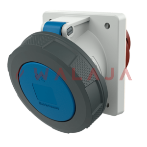 Mennekes CEE panel mounted receptacles – 2180A- 63 A-IP67-3p-20° inclination-230 V 50 a. 60 Hz