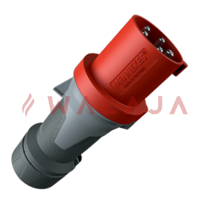 Mennekes CEE plugs PowerTOP Xtra R – 13112- 63 A-IP54-5p -highly heat resistant contact carrier, frame terminals, nickel-plated contacts–400 V 50 a. 60 Hz