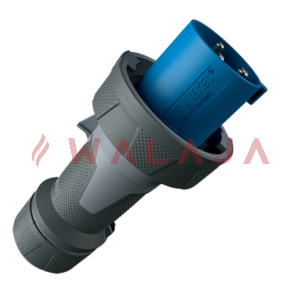 Mennekes CEE plugs PowerTOP Xtra R – 13202- 63 A-IP67-3p -highly heat resistant contact carrier, frame terminals, nickel plated contacts–230 V 50 a. 60 Hz