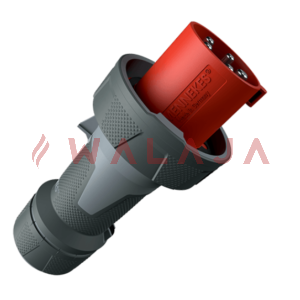 Mennekes CEE plugs PowerTOP Xtra R – 13212- 63 A-IP67-5p -highly heat resistant contact carrier, frame terminals, nickel plated contacts–400 V 50 a. 60 Hz