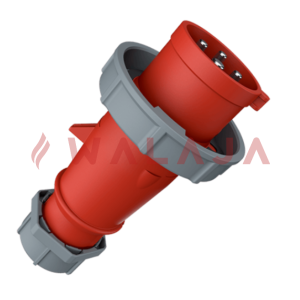 Mennekes CEE plug AM-TOP– 2175B- 32 A-IP67 -single part body, screw terminals, highly heat resistant contact carrier and nickel plated contacts, cable gland and sealing-4p–380 - 440 V 50 a. 60 Hz