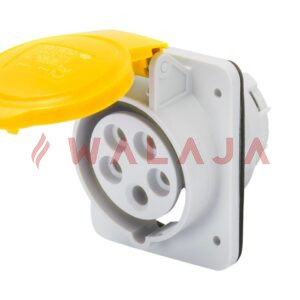 GEWISS PANEL MOUNTED SOCKET -GW62201H-IP44-16A-3PIN-110V
