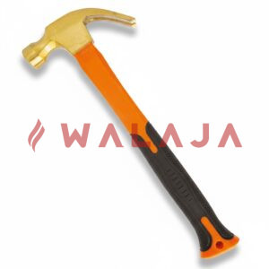BRASS CLAW HAMMER FIBRE HANDLE - 0.5kg/16oz 33cm