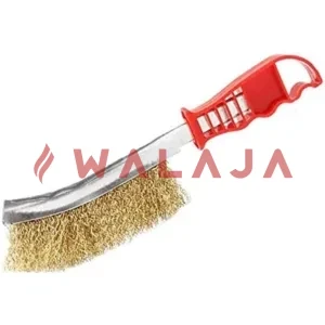 WIRE BRUSH CRIMPED With Plastic Handle