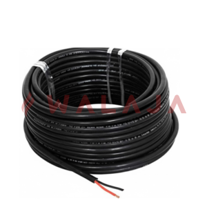 RR Flexible Cable - 2c x .75mm (Black), 70 deg ,100Y