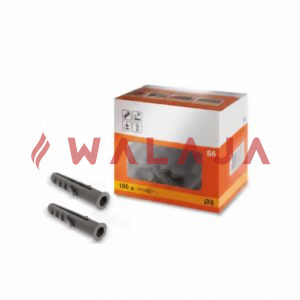 WALL PLUGS - 8mm with Cap
