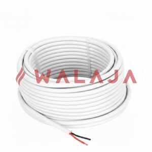 RR Flexible Cable - 2c x 1mm (White), 70 deg ,100Y