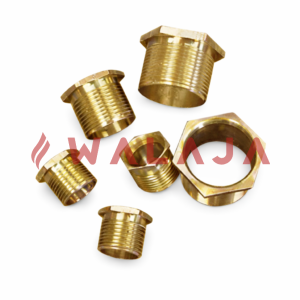 BRASS MALE BUSH 20mm Long/Short BB120L