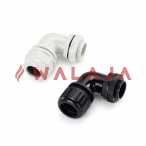 90 degree cable gland - M25 White,Black