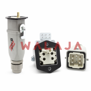Heavy Duty Connector – Bottom open, 4 Pin