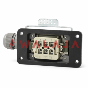 Heavy Duty Connector – Bottom open, 6 Pin