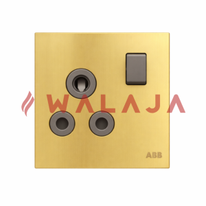 ABB Millenium BS double pole round pin switched socket outlet – AM22186-MG