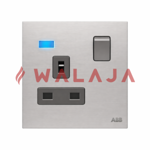 ABB Millenium BS double pole switched socket outlet with LED – AM23886-ST