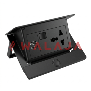 Pop-Up Box with 1× Multi-Switched Socket + USB Type A & C (4 Module)