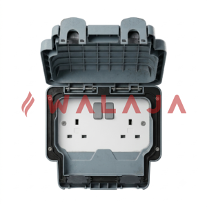 MK Masterseal 13A 2G Switched Weatherproof Socket – MK56482GRY