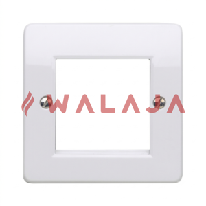 MK K0182WHI 2 Gang Blank Plate (White)