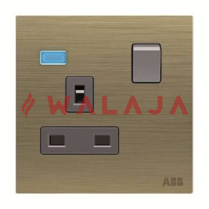 ABB Millenium BS double pole switched socket outlet with LED – AM23886-AG